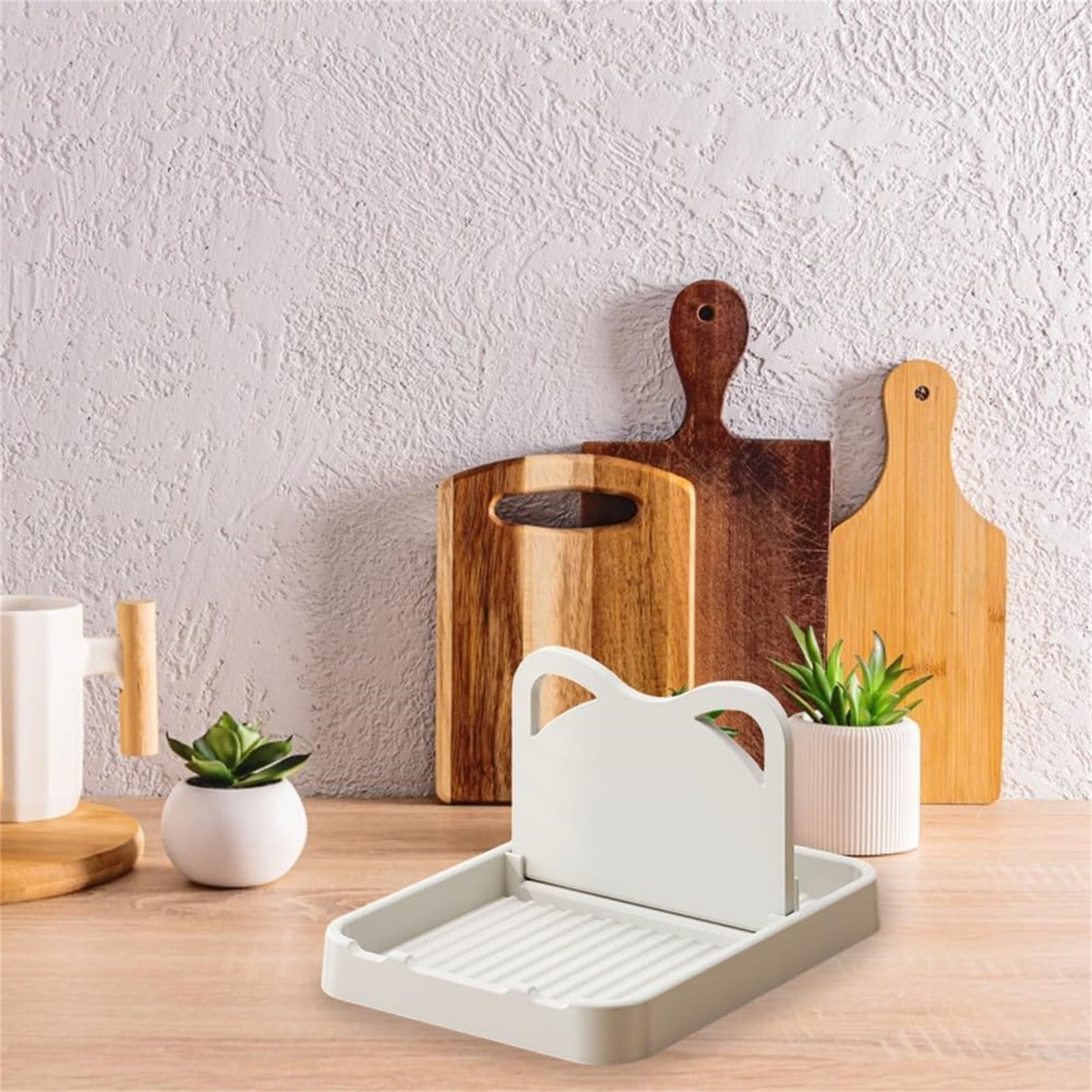 Foldable Silicone Spoon Rest with Lid, Heat Resistant Utensil Holder for Spatulas, 18.5 x 14 x 10.5 cm, Grey โ image 5