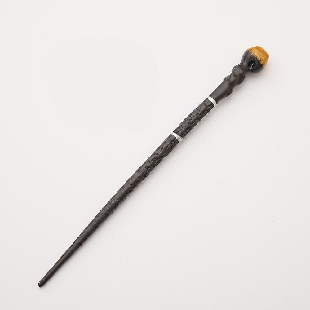 Battle Style Cosplay Wand, Scratch Resistant Resin, Festival Fancy Dress Prop, Style 27, Blue Gold Stamping Ribbon Gift Box