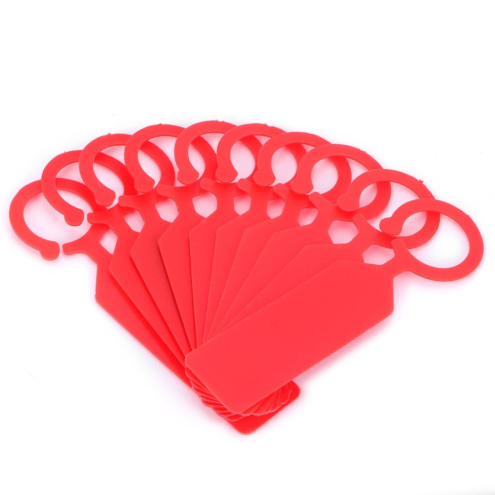 100Pcs Plant Tree Tag Hanging Flower Labels Sign Markers Gardening Accessory 11 × 2.4cmRed — image 6