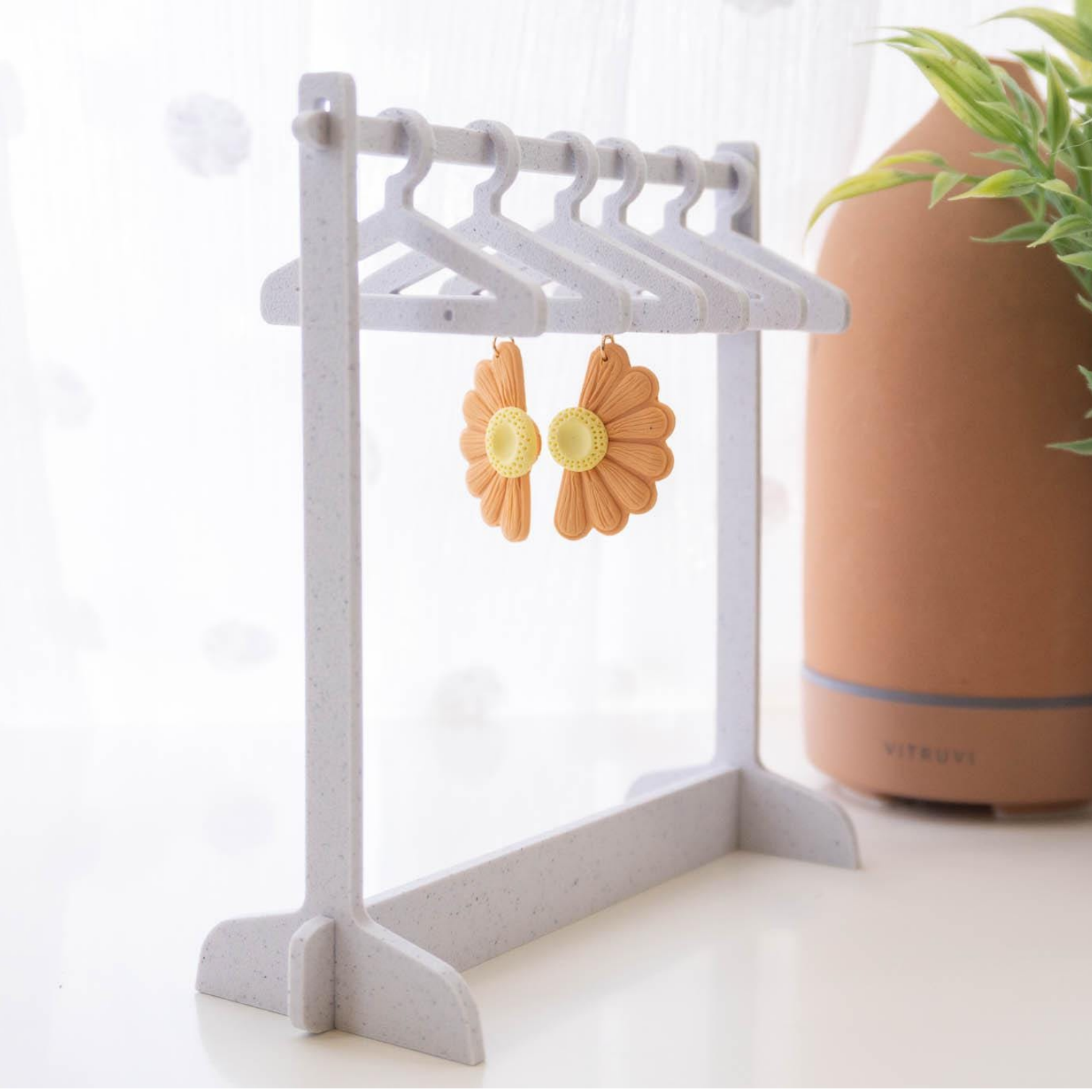 Earring Holder,Earring Display, Earring Hanger, Jewelry Display Jewelry hanger Multiple style hangers available, clothing rack for earrings(black) — image 3