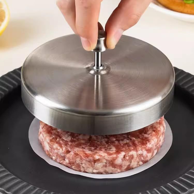 Stainless Steel Burger Press Hamburger Maker Non Stick Patty Mold Ideal for BBQ & Perfect Patties. Easy to Operate and Clean — image 3