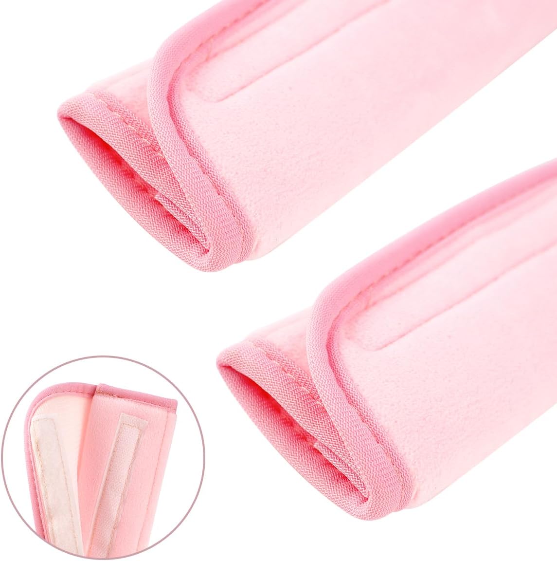 2 PCS Car Seat Belt Pads Cover Soft Seat Belt Shoulder Pad Safety Belt Strap Shoulder Pad Comfortable Driving Compatible with Most Cars Helps Protect You Neck — image 5