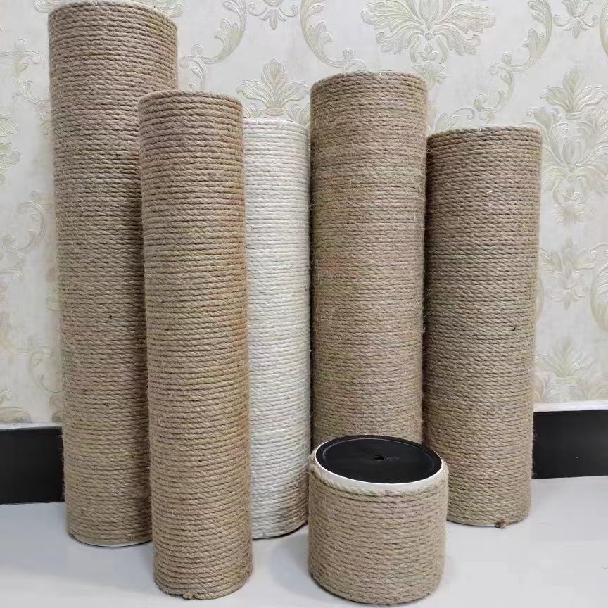 Cat Climbing Frame PVC Post 8.5cm Meow Star Climb White twine Post 8.5 diameter 50cm long — image 6