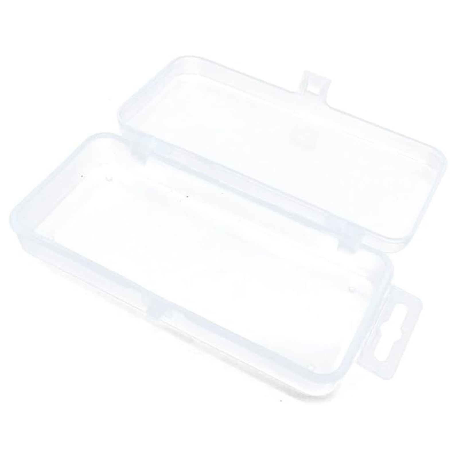 Rectangular Empty torage Box, Plastic Pencil Case, Clear Storage Container for Pencil,Crayon,Sticker,Cosmetics, 1 Pcs, 5.24x2.44x0.98 2.99" x 2.09" Clear โ image 3