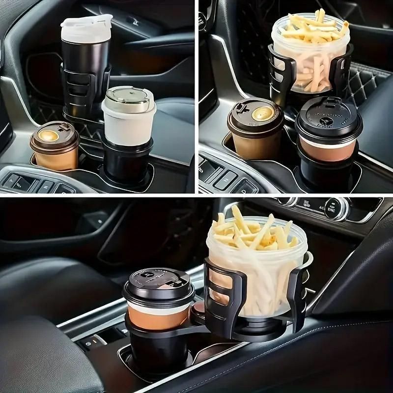 Rotatable Car Cup Holder Multifunctional Drink Holder Adjustable for Vehicle Use — image 6