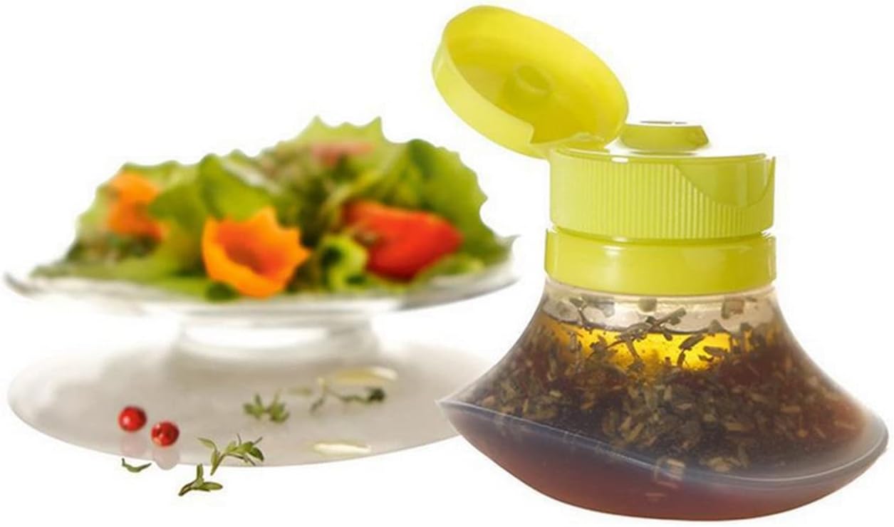 Portable Salad Dressing Containers set of 3- Silicone Squeeze Bottle Leak Proof Cap Kitchen Tool Mini Food Storage Containers Small Dip Condiment — image 3