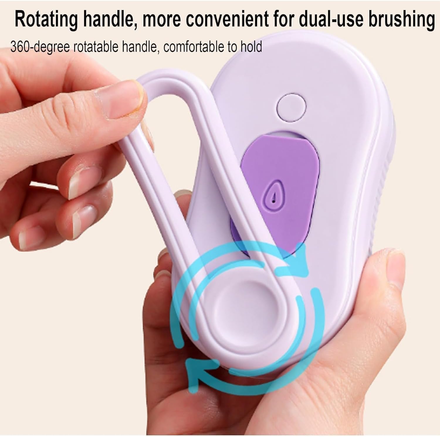 Puffease Spritz Defur Comb for Cats Dogs, Steam Pet Brush with Spray Function, Spray Defur Comb for Pet Bathing, Shedding & Grooming (Purple) — image 6