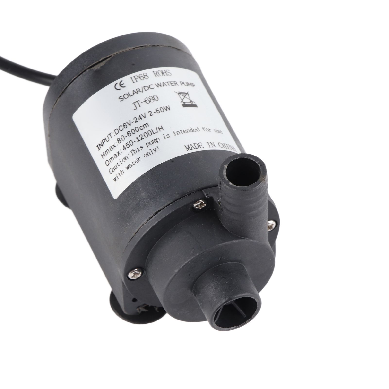 DC 24V 1000L/H Hot Water Circulation Pump Solar Brushless Motor 7m Lift — image 5
