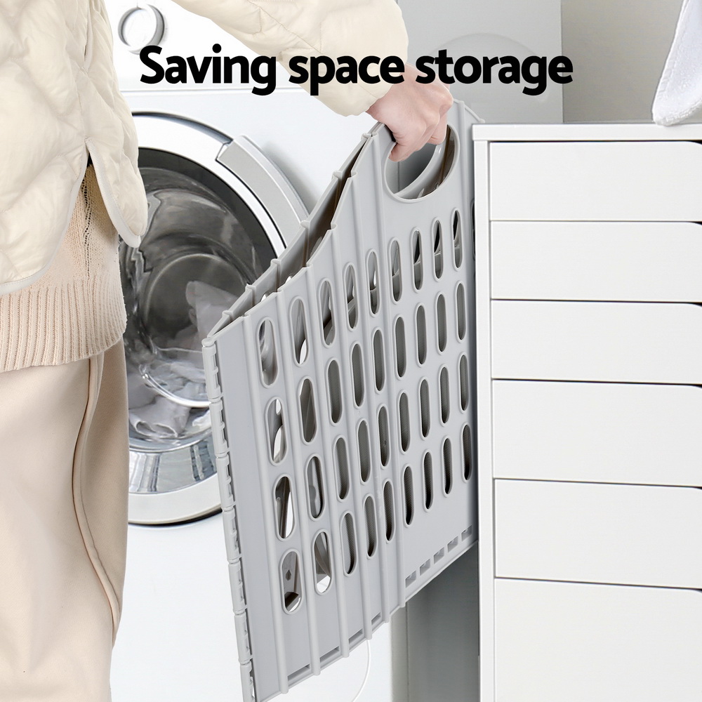 Artiss Laundry Basket Hamper Large Foldable Washing Clothes Storage Organiser — image 6