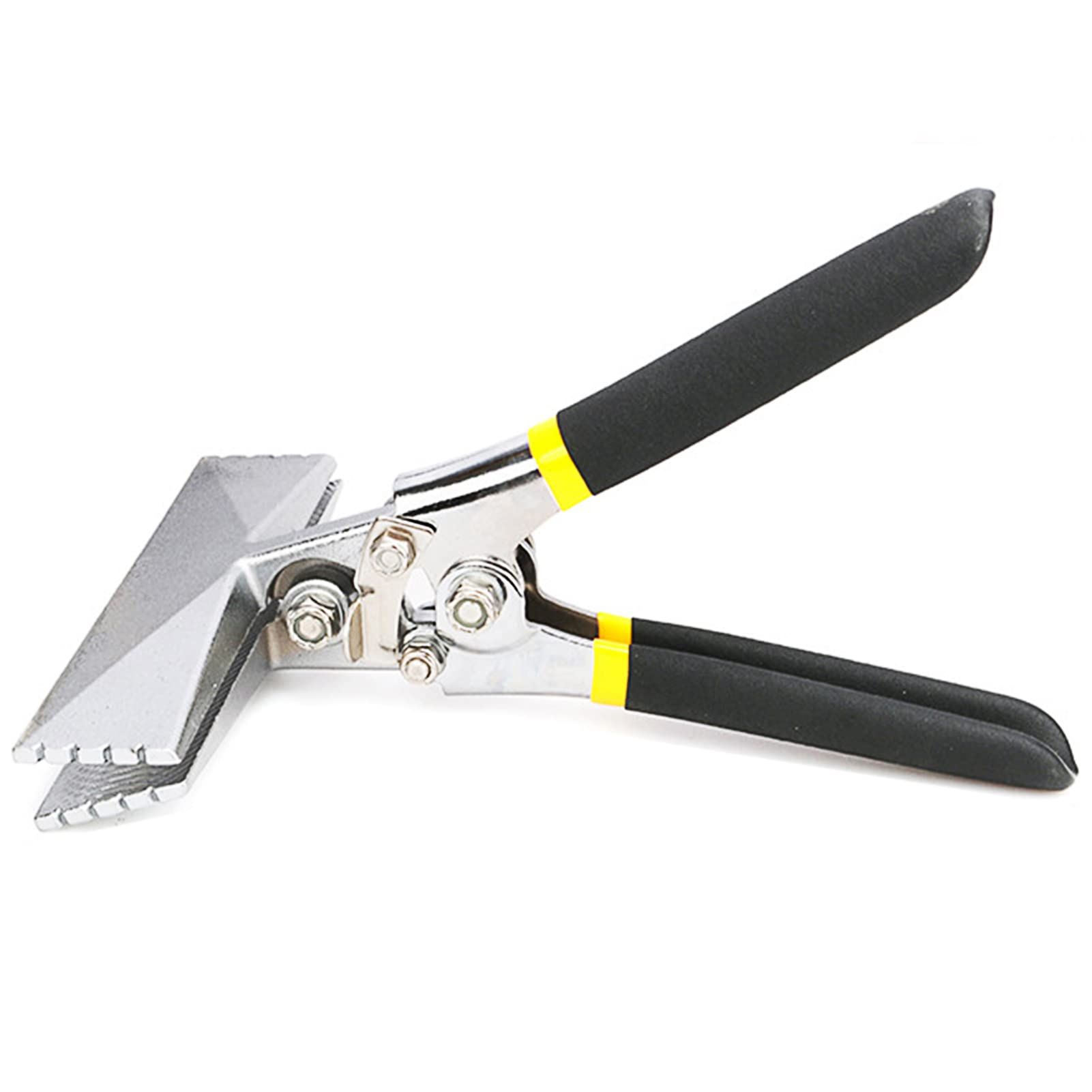 Hand Seamer Depth Markings Straight Jaw Sheet Metal Bender Tools for Bending and Flattening Sheet Metal with Double Dipped Cushion Handle(Straight style)
