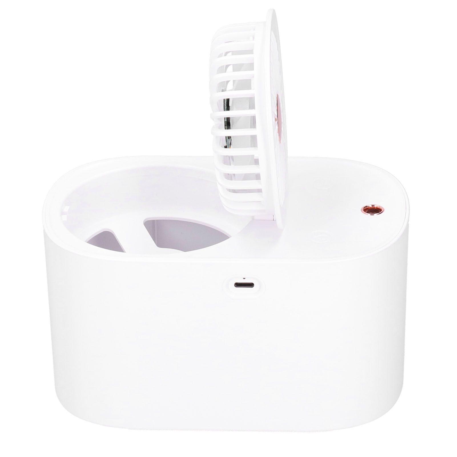 90 Degree Folding Electric Fan 2 in1 Portable Humidifying Electric Fan for Home OfficeWhite — image 5