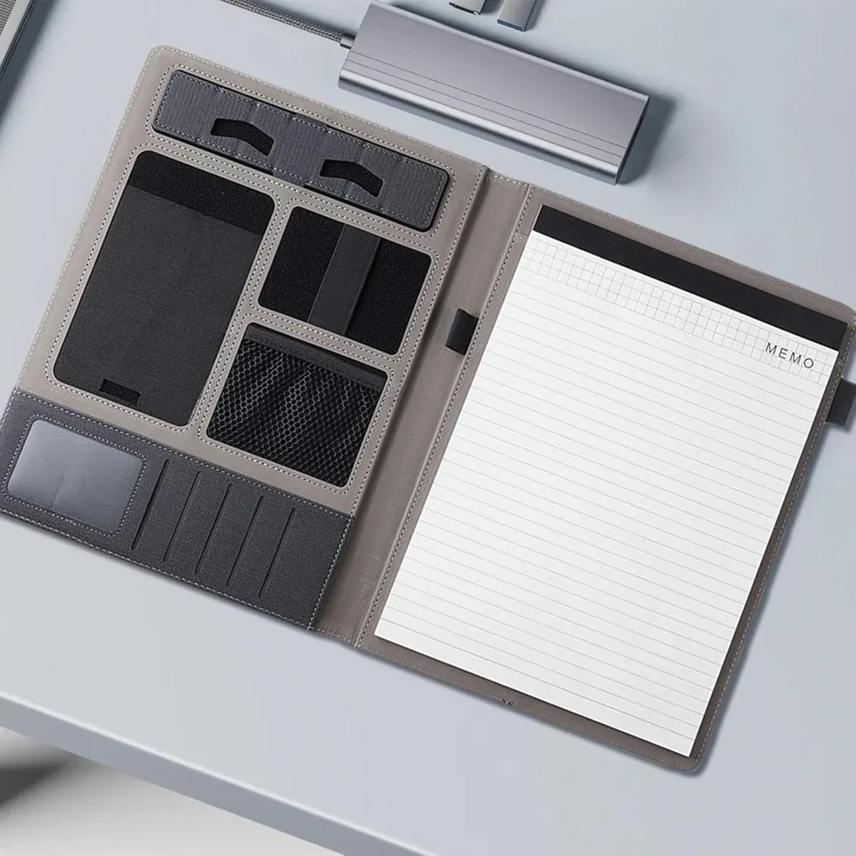 A4 Multifunctional Business File Folder Sturdy for Office Document Paper Storage — image 4