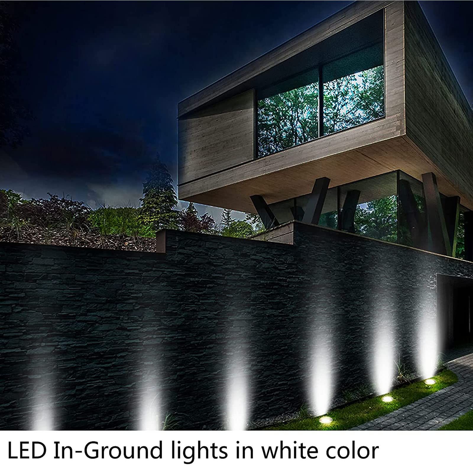3pcs Low Voltage In-ground Lights LED Well Light Landscape Light 3W 12V 24V Waterproof IP67 Pathway Lights Outdoor (Cool White) — image 4