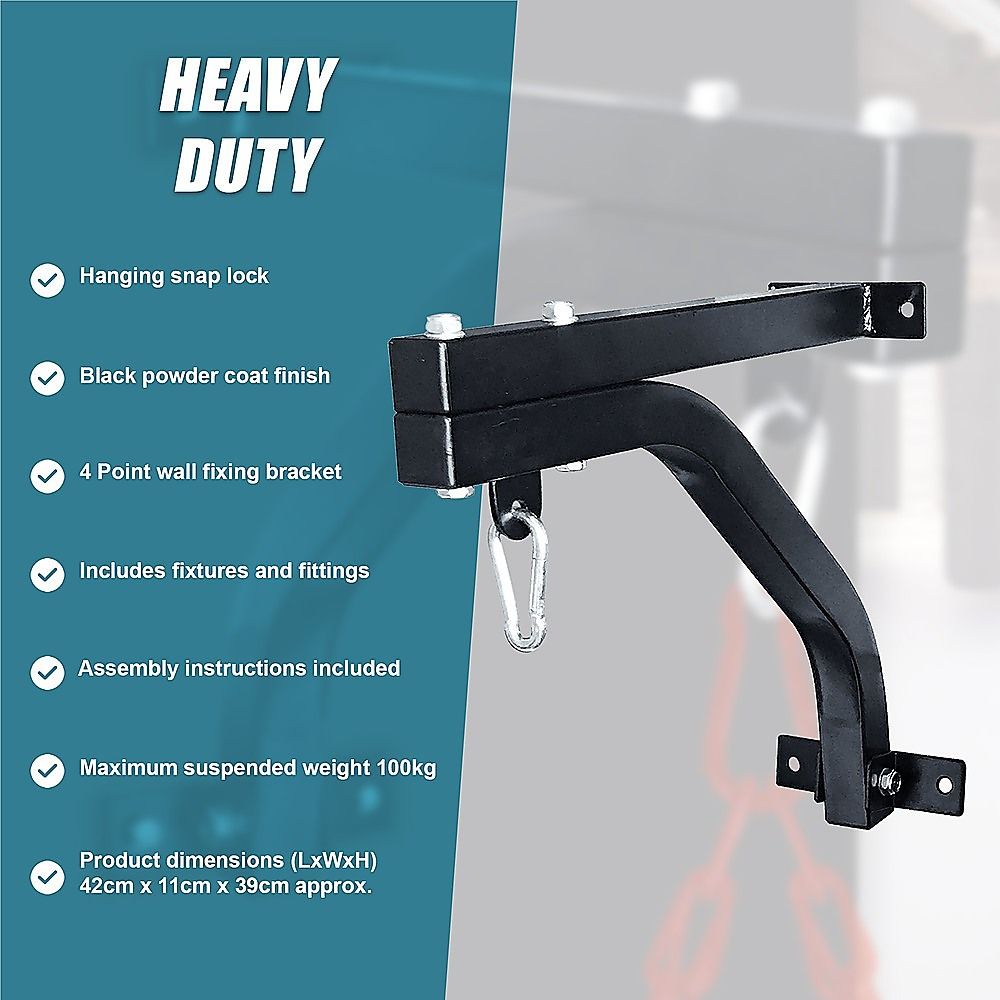 Heavy Duty Punch Bag Wall Bracket – Steel Boxing Bag Holder for Home Gym — image 5