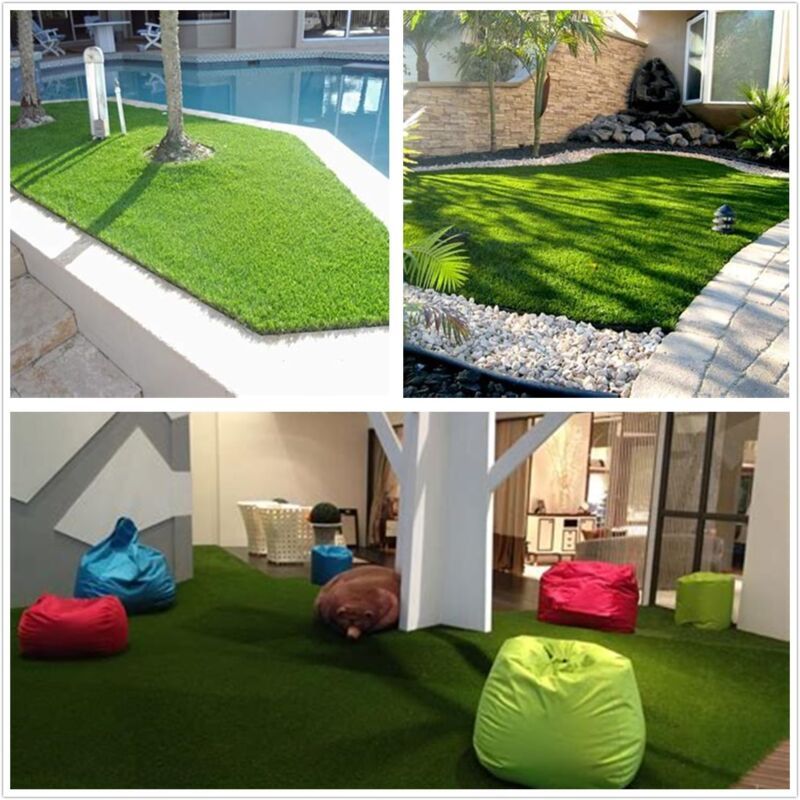 Artificial Grass Turf for Garden Pets Balcony Indoor Outdoor, 1 x 2 m, 10 mm Height — image 3