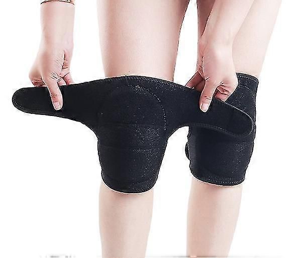 Sports elastic knee pads fitness knee pads (Rose Red) โ image 3