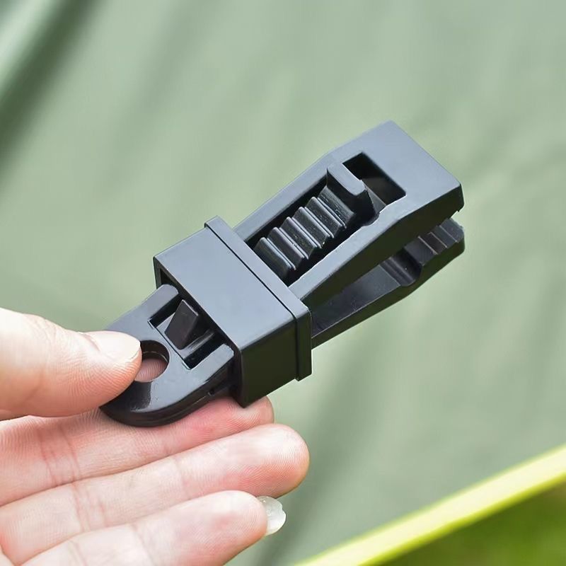 2 Pcs Tarp Clips, Heavy Duty Lock Grip, Reusable Tarp Clamps for Secures Outdoor Camping, Awnings, Car Covers — image 2
