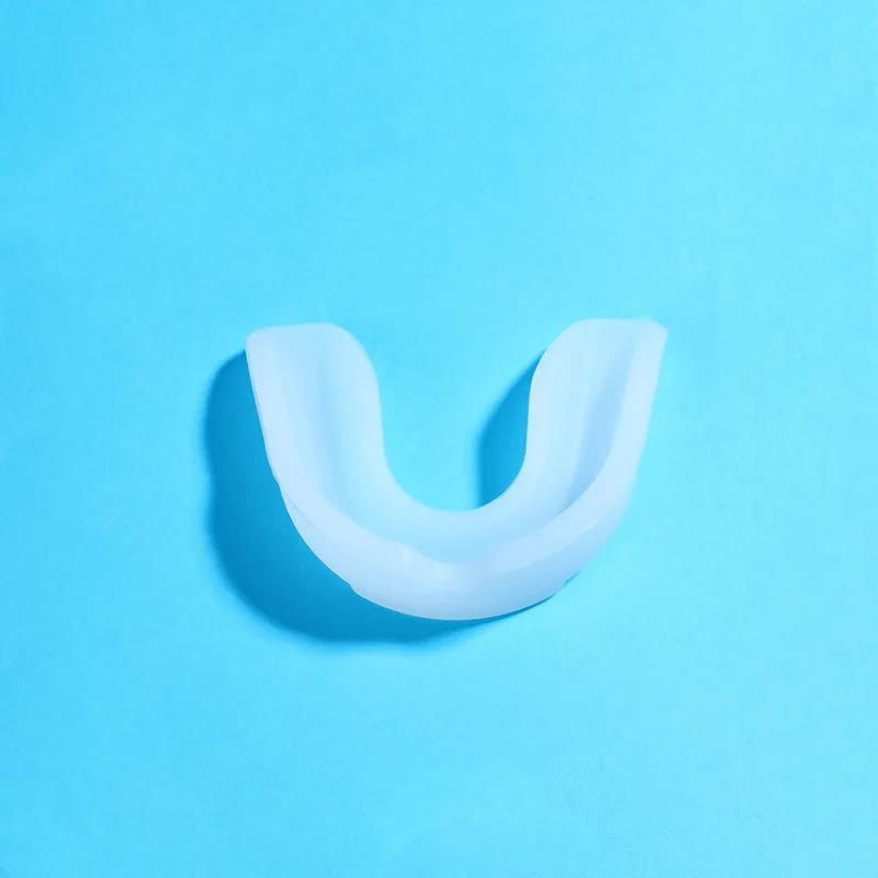 4-Pack White Food Grade Silicone Sports Mouthguard(6x5x1.7CM) With Vented PP Case- Instant Fit Mouth Guardfor High Shock Protection โ image 2