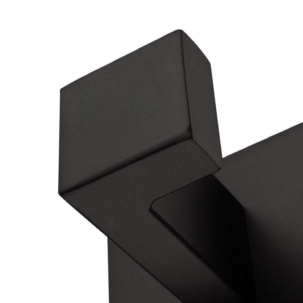 Stainless Steel Bathroom Towel Hook Self Adhesive Robe Coat Hook in Bathroom, No Screw Need and Black Finish โ image 2