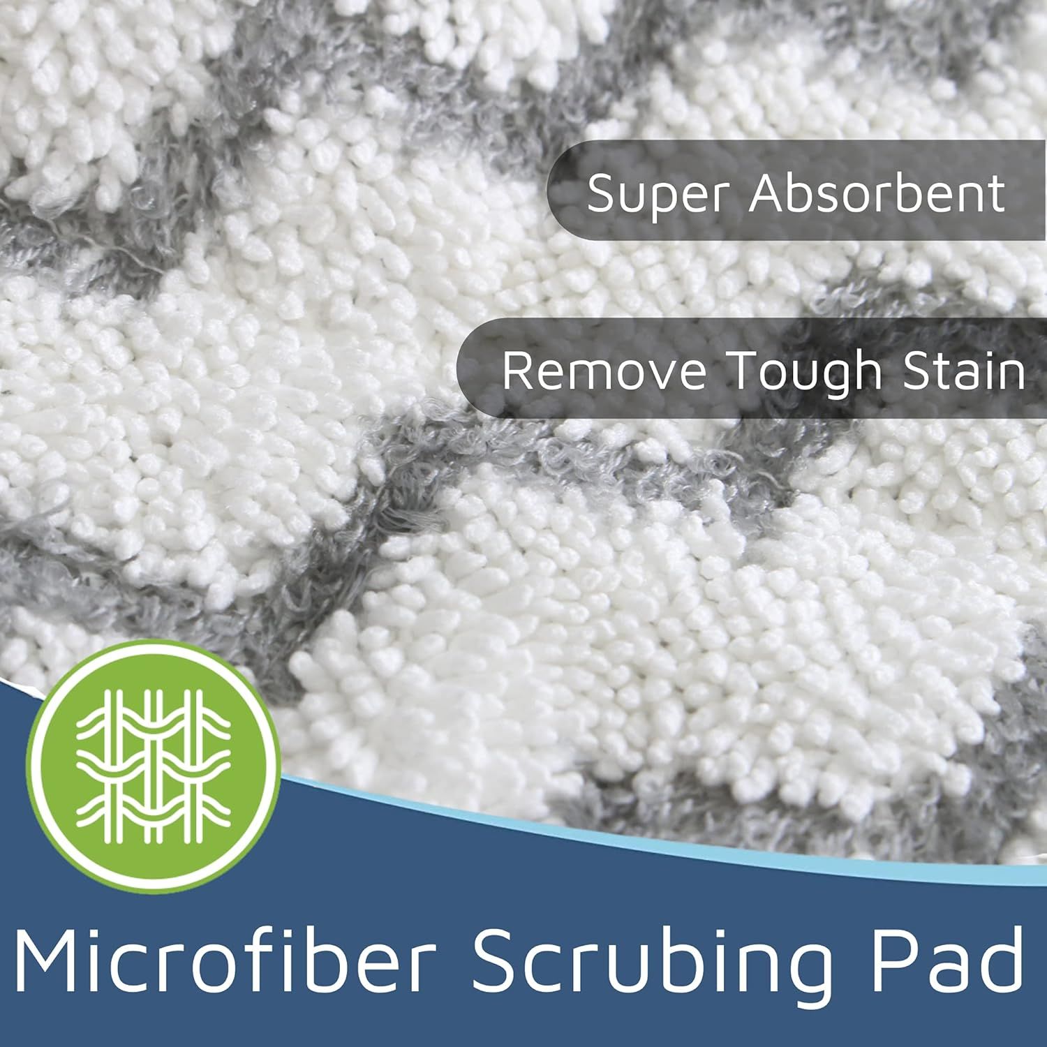 6 Pack Steam Mop Pad or Shark Steam Pocket Mops S3500 Series S3501 S3601 S3550 S3901 S3801 SE450 S3801CO S3601D (2 Sot mop pad+4 scrubby mop pad) โ image 6