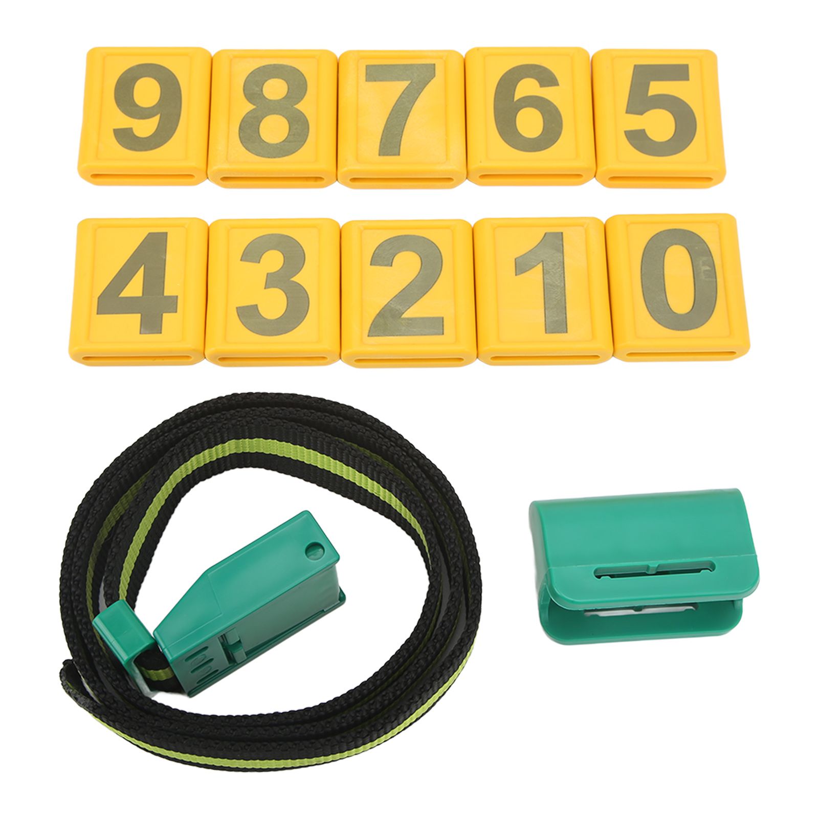 Cow Collar Wear Resistant Plastic Animal Collar with Pedometer 10 Number Plate Cow Identifying Collar for Animal Husbandry — image 4