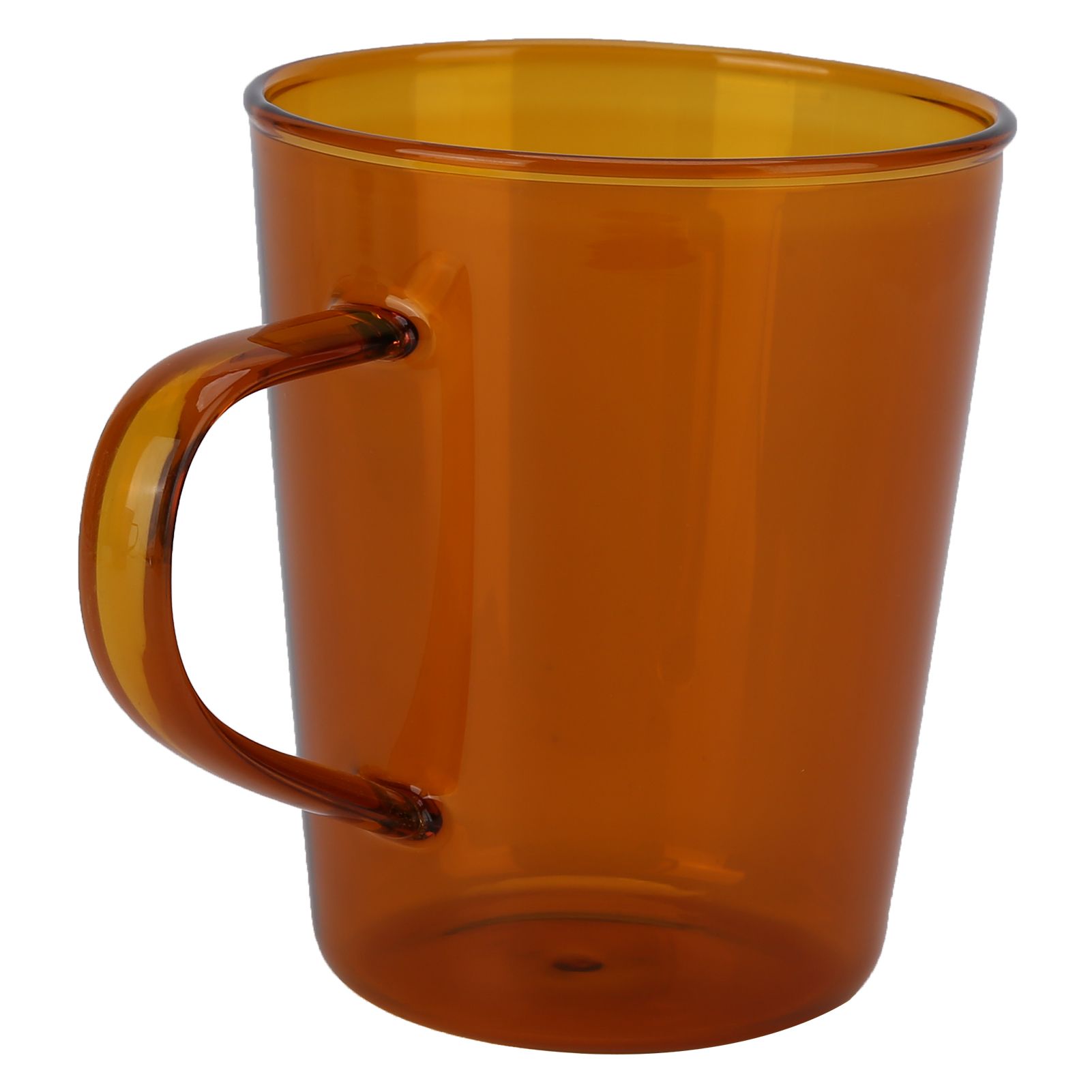 380ml Milk Cup High Borosilicate Glass Thermal Easy to Clean Glass Mug for Kitchens Hotels Coffee ShopsBrown — image 3