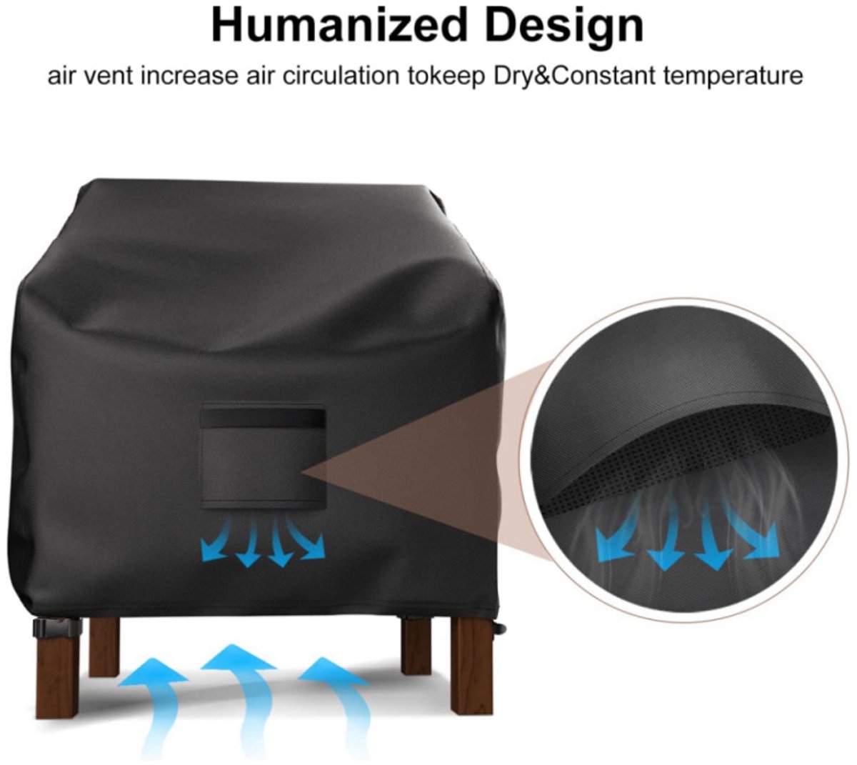 Waterproof Chair Cover - Set of 2 - Garden Chair Cover - Protective Cover for Garden Furniture - Garden Furniture Cover - Garden Chair Cover - 96 x — image 4