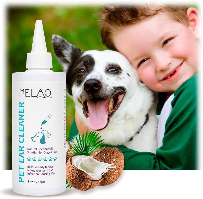 Pet products Ear Cleanser for Dogs and Cats – Gentle Daily Ear Wash – Long Nozzle for Deep Ear Cleaning – Removes Wax, Odor & Moisture — image 5
