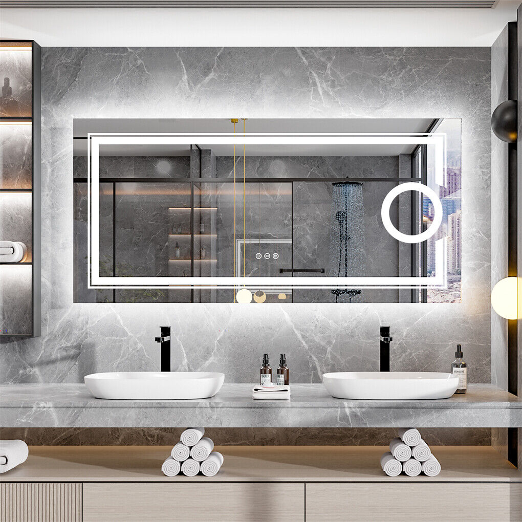 LED Bathroom Mirror 700x900mm Anti-Fog Shatterproof โ image 4
