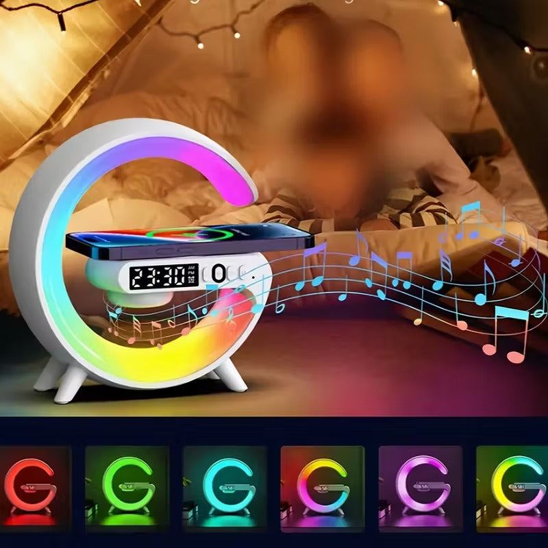 Wireless Bluetooth Speaker with RGB Light & Alarm — image 6