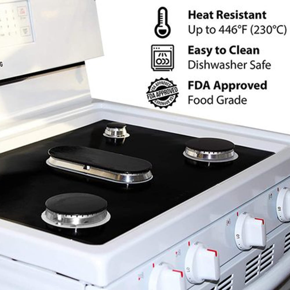 1PCS Stove Protector Cover Liner for 5 Burners Gas Stove Protector Kitchen Accessories Mat Stove Top Cover Gas Stove Cover 41.5*62cm S โ image 4