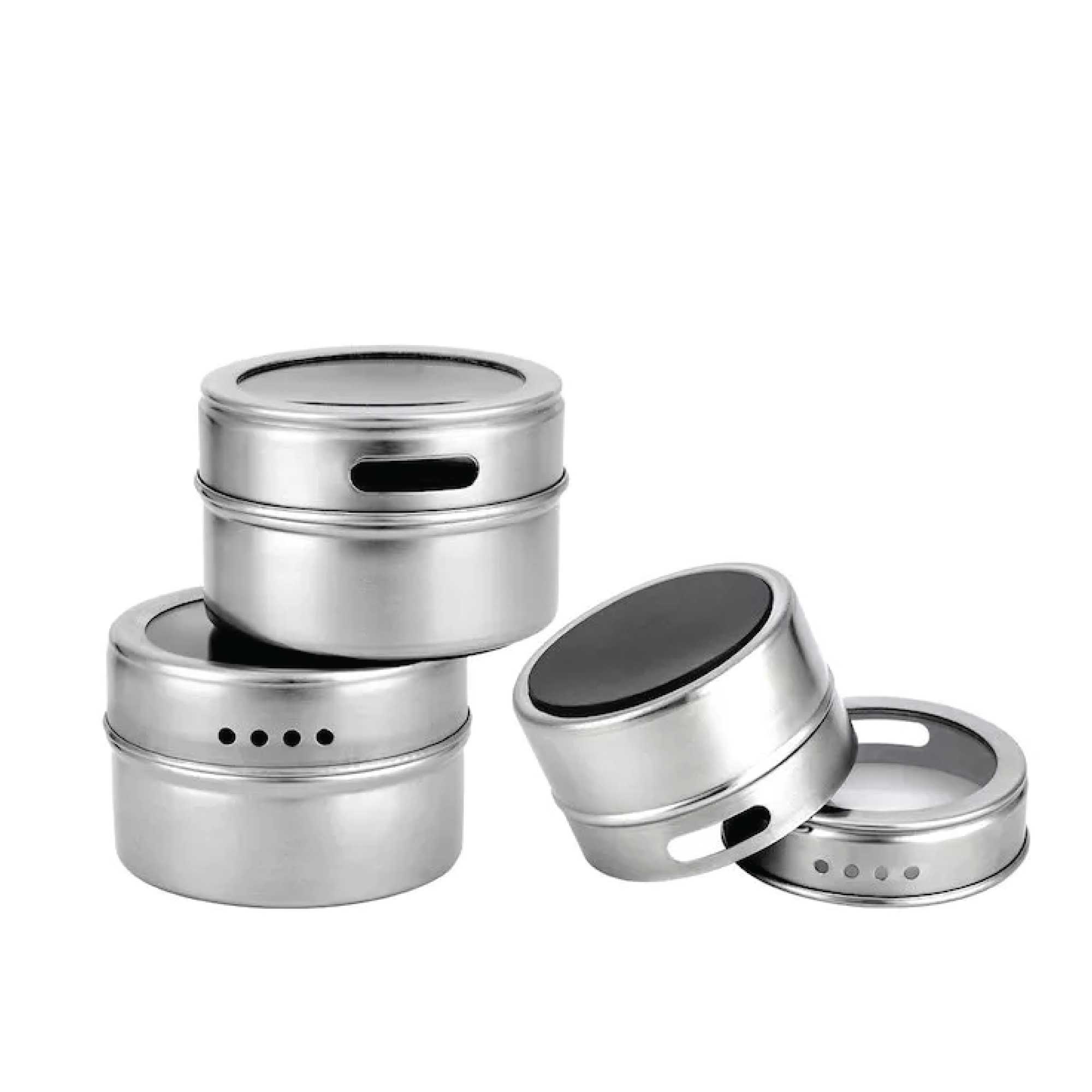 150g Magnetic Spice Jar Stainless Steel Tin - Herb Seasoning Storage Container — image 2