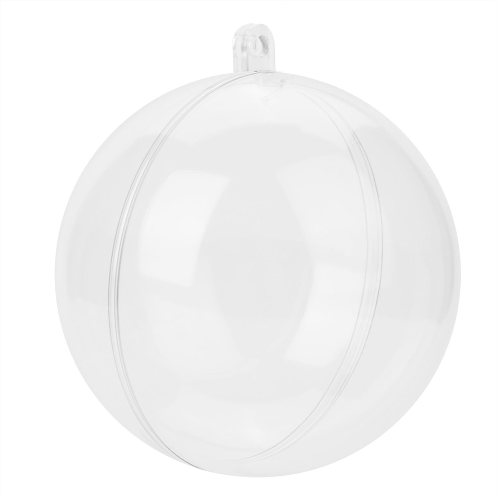 20 Pcs Clear Fillable Ornament Balls DIY Plastic Ball Christmas Decoration Tree Ball (5cm) โ image 2