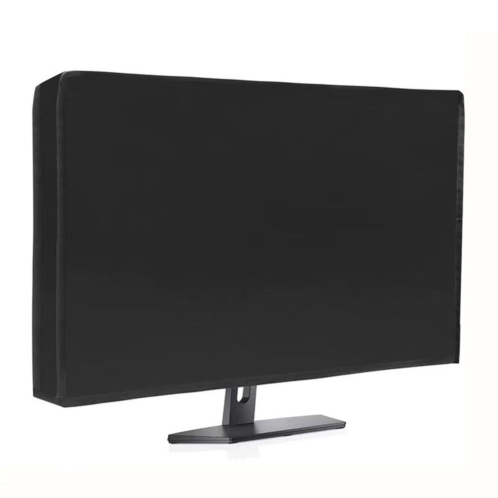 Flexible cloth computer dust cover for computer monitors and most brands of in-room flat screen TVS (71 × 46 × 10cm)