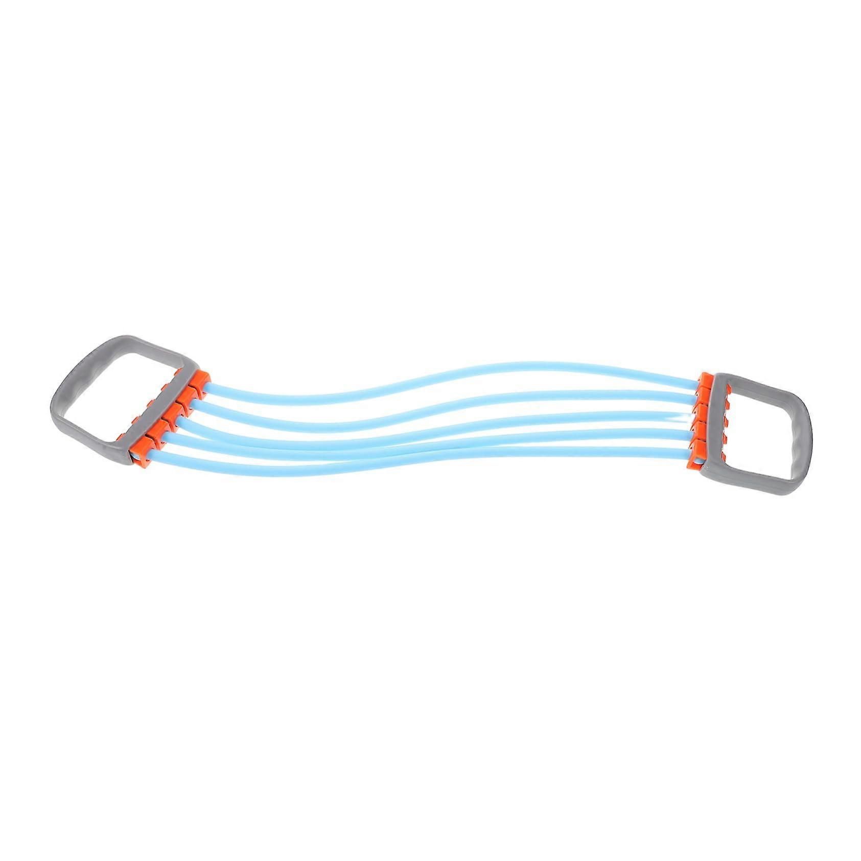 Adjustable Chest Expander with Removable Resistance Bands for Upper Body Strength Training at Home