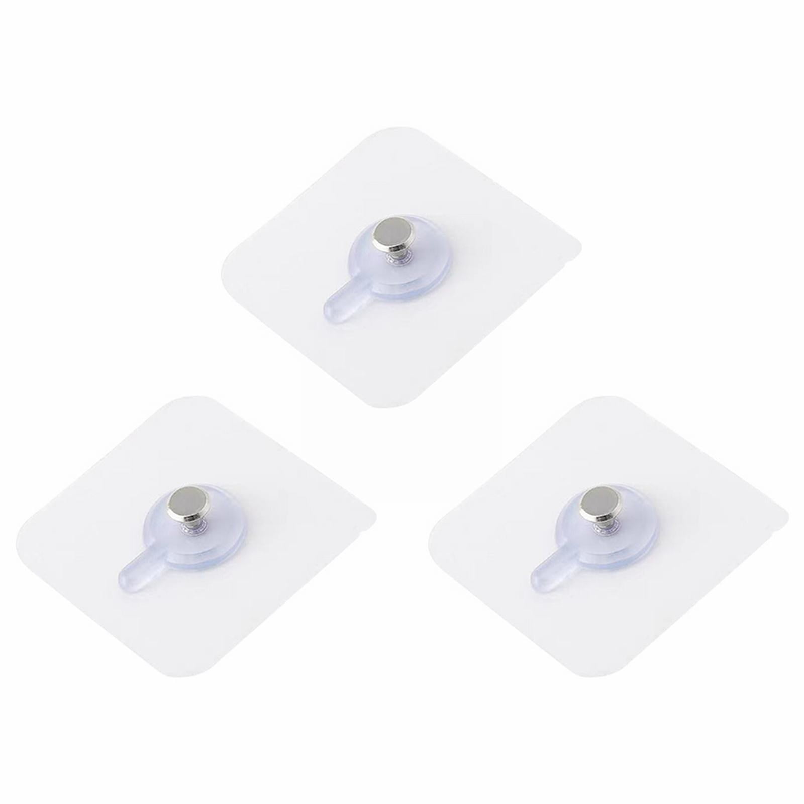 Self Adhesive Picture Hooks, Heavy Duty Picture Hangers Without Nails, Wall Hooks for Hanging, Transparent Waterproof Frame Hangers, Sticky Hook for Bathroom