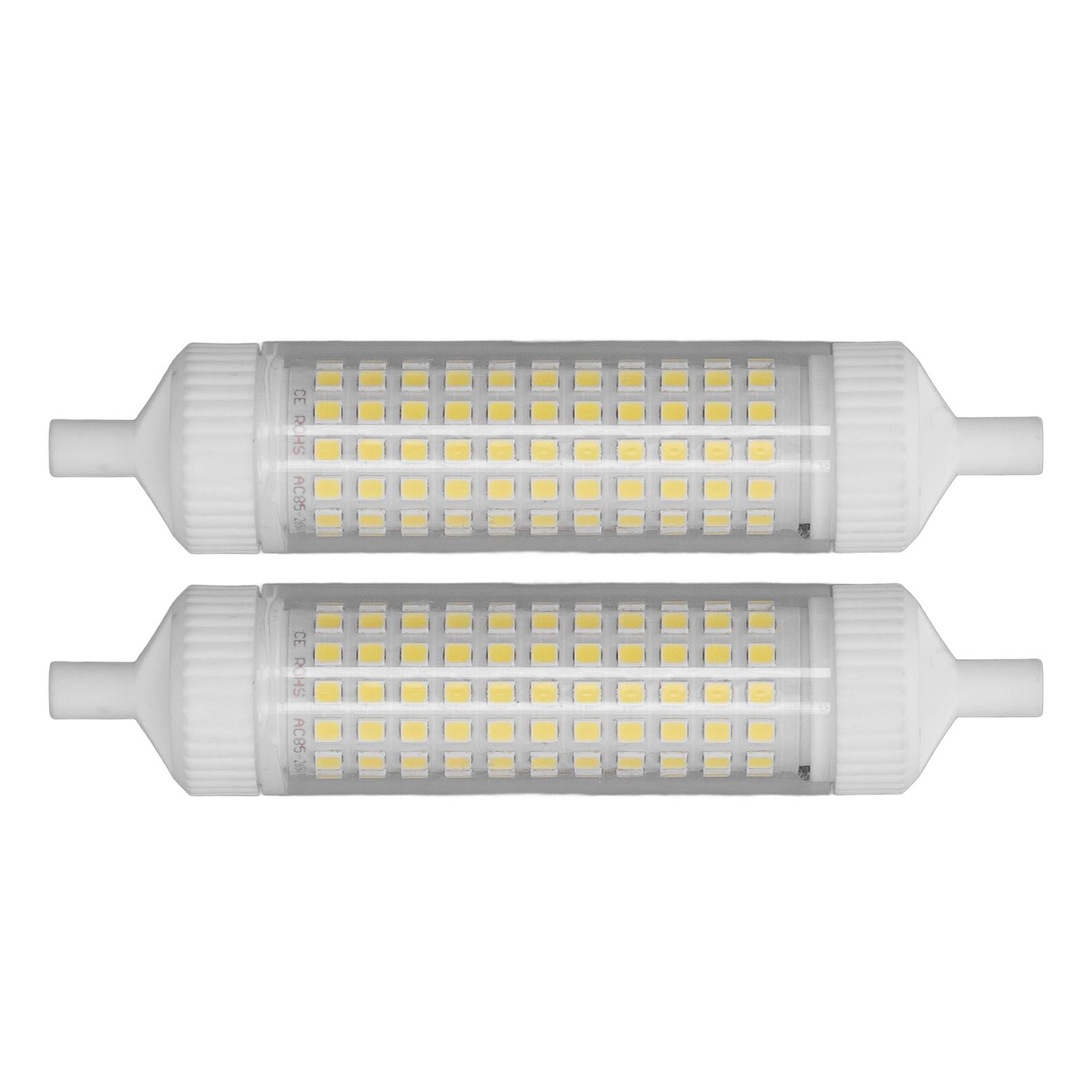 2Pcs R7S LED Light Bulb 118mm Dimmable 15W 154 LEDs Double Ended Floodlight for Home Night Advertising Lighting 220V White Light — image 2