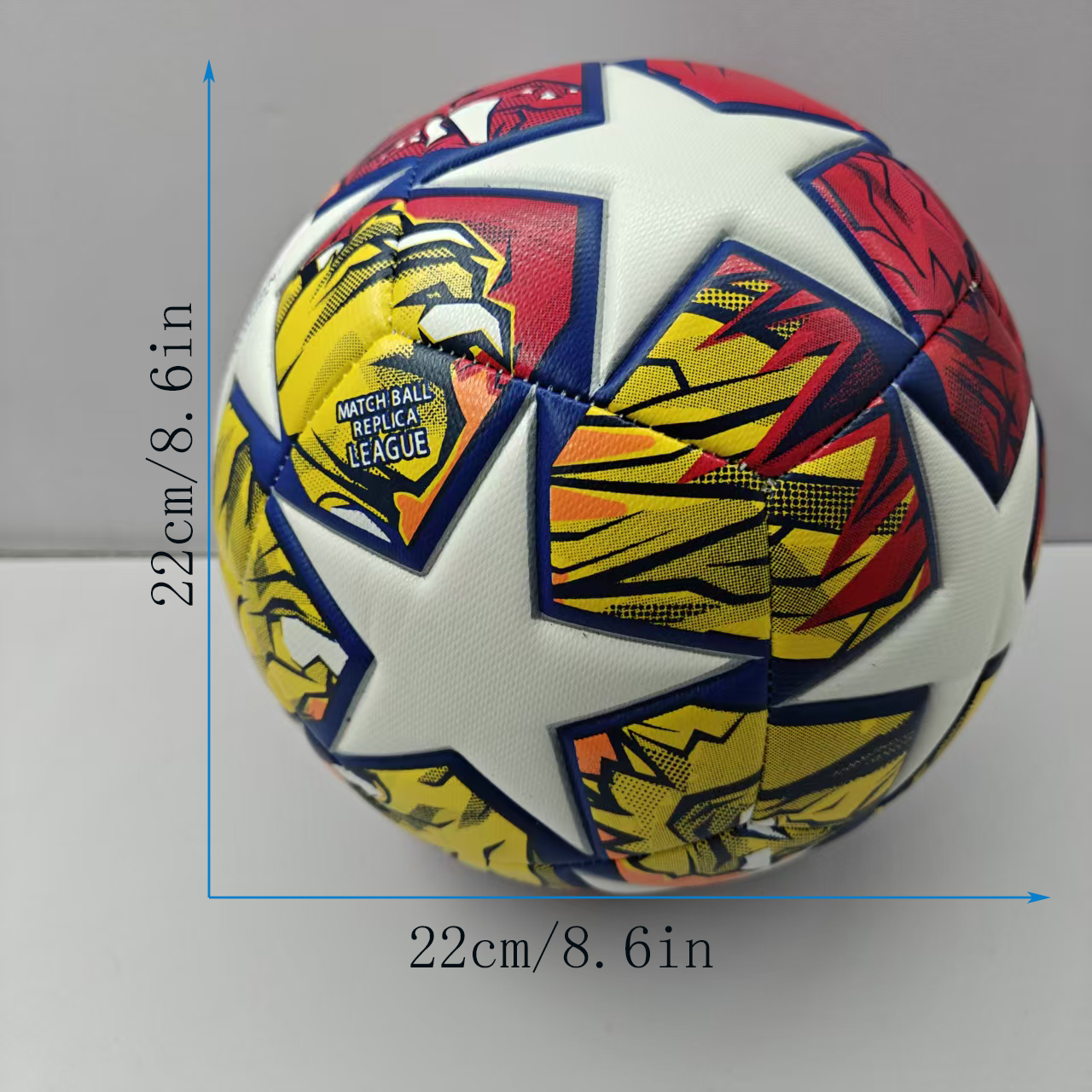 European Champions League painted football, seamless fit, perfect for family, school, club entertainment training and game excellent football โ image 2