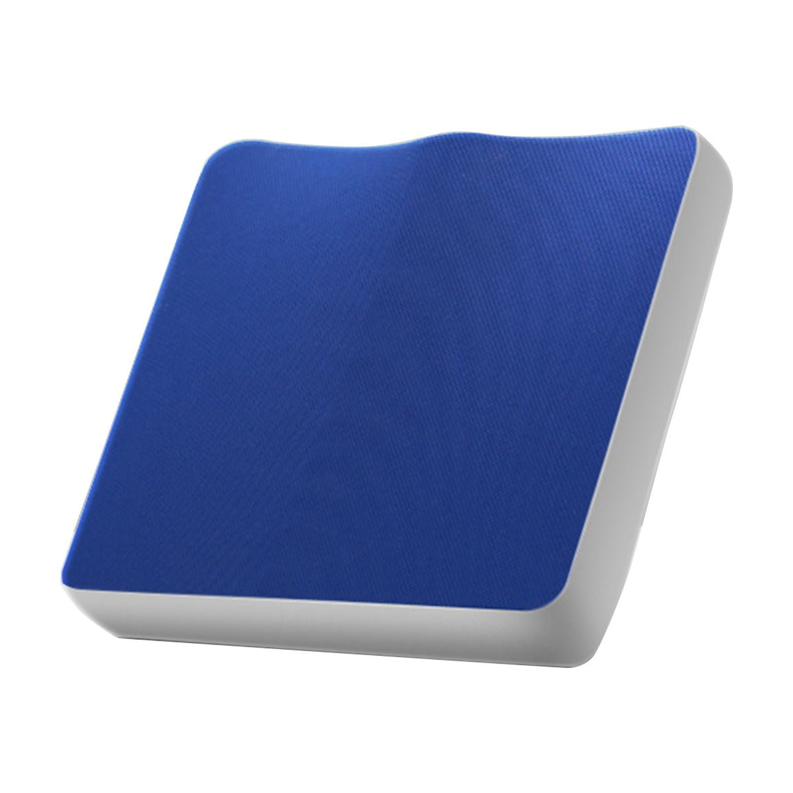 Comfort Seat Cushion, Non-Slip Orthopedic Memory Foam, Back and Tailbone Relief, for Car, Travel, Office, Wheelchair, Blue, 39.9 x 5.3 cm โ image 2