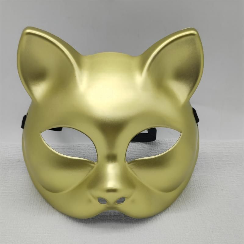 4 pcs Cat Mask Animal Masquerade Ball Cat Masks Halloween Cosplay Costume Mask Party Masks Props Cat Mas — image 4