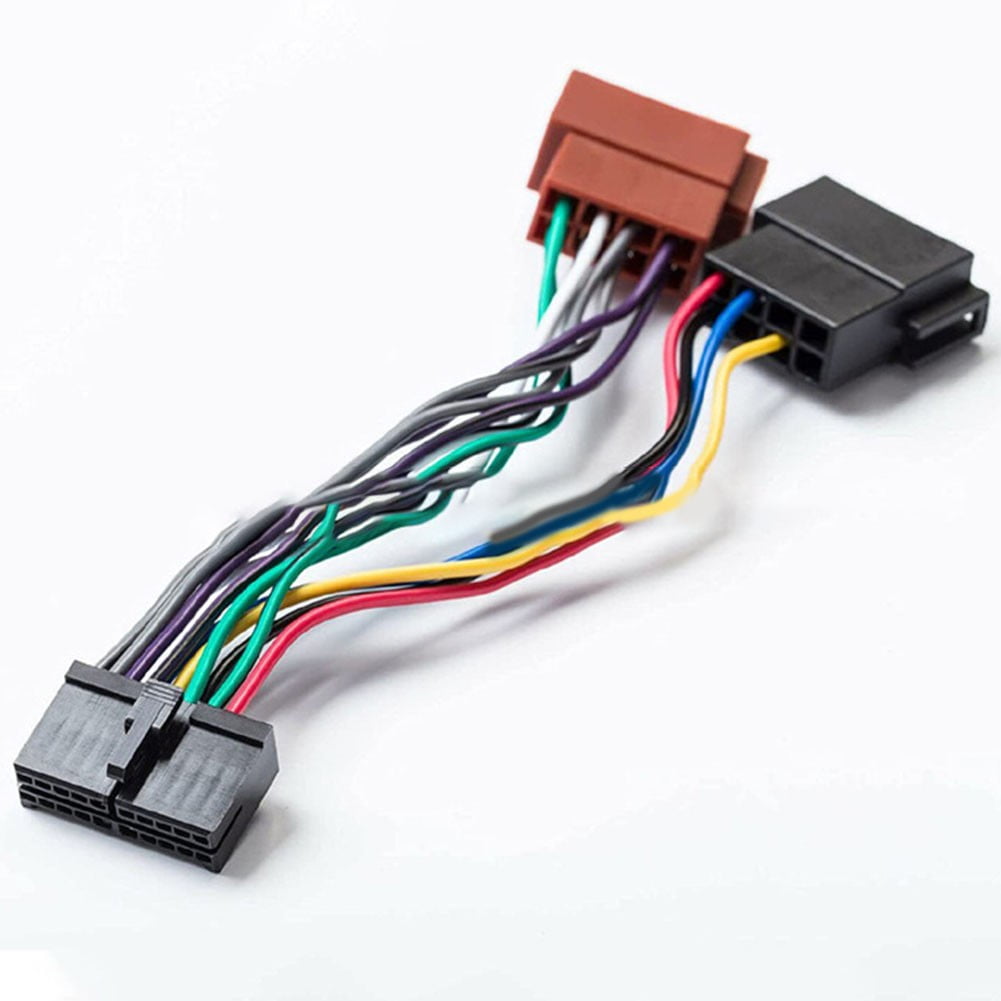 1 Piece Car Radio 20‑Pin ISO Split Female Wiring Harness, CD Audio Connector Cable, Aftermarket Stereo Replacement Part — image 6