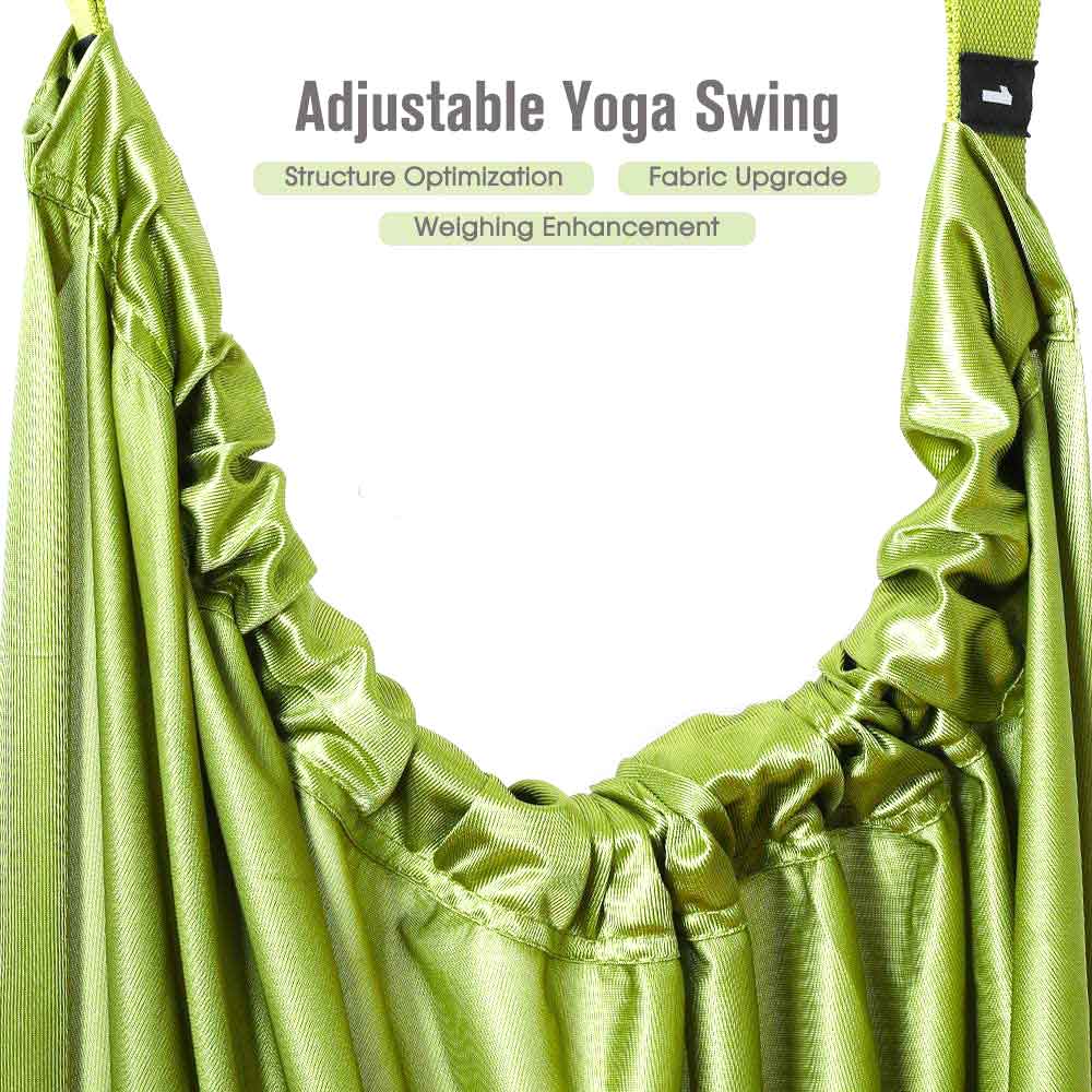 Green Fitness Yoga Strap Band Waist Trainer Leg Door Swing Adjustable Ballet Dancer โ image 3
