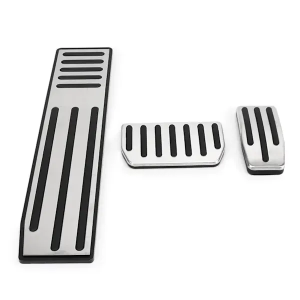 3pcs Foot Pedal Set Accelerator Brake Pedal Footrest Stainless Steel Rubber Non-Slip Replacement for Tesla Model SX—max — image 4