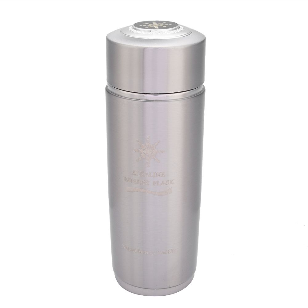 Stainless Alkaline Water Bottle Portable Nano Balance Bio Energy Lonizer Cup Flask(Silver) — image 2