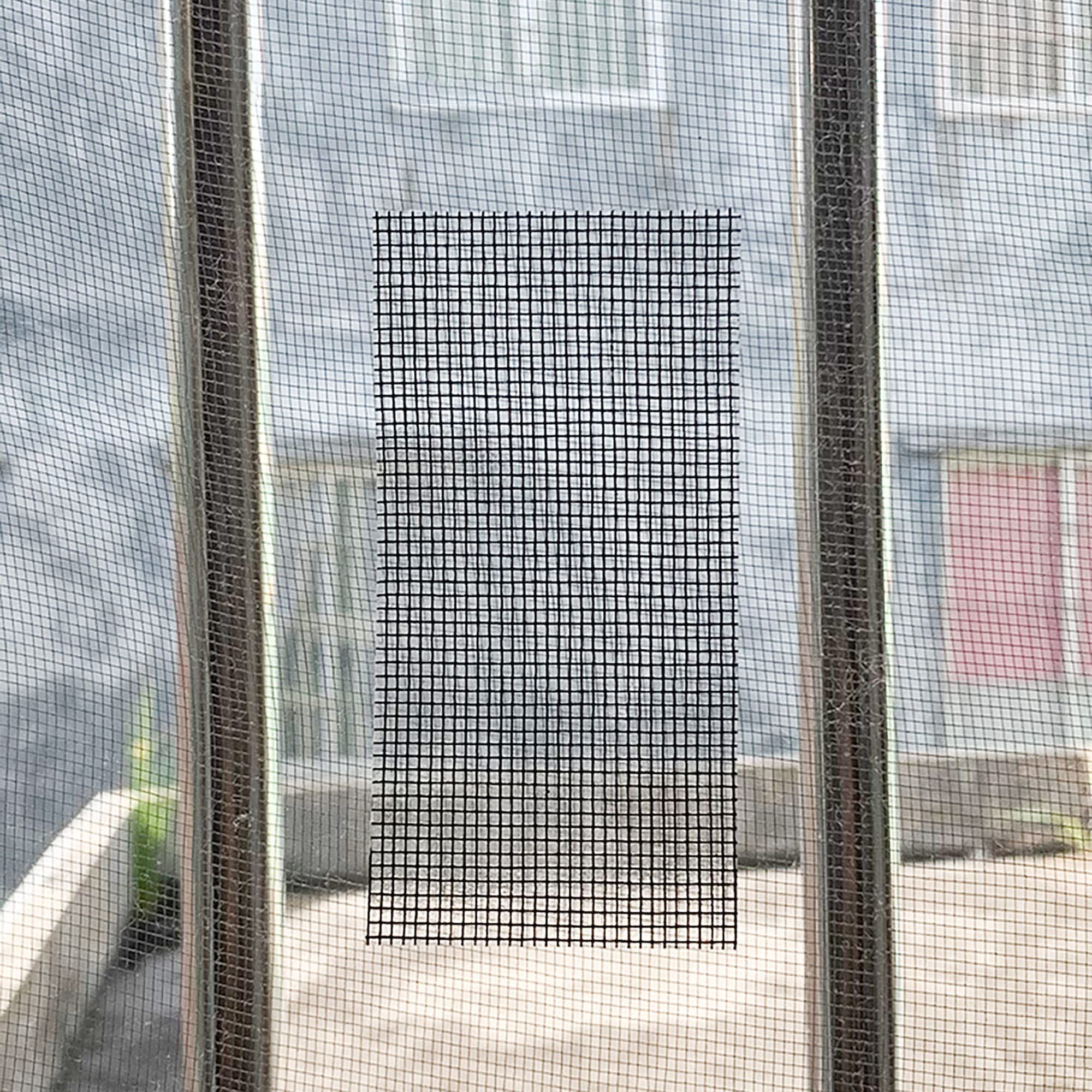 Window Screen Repair Kit 16.5FT 3-Layer Strong Adhesive & Waterproof Tape Fiberglass Covering mesh, Repair for Window Screen — image 5