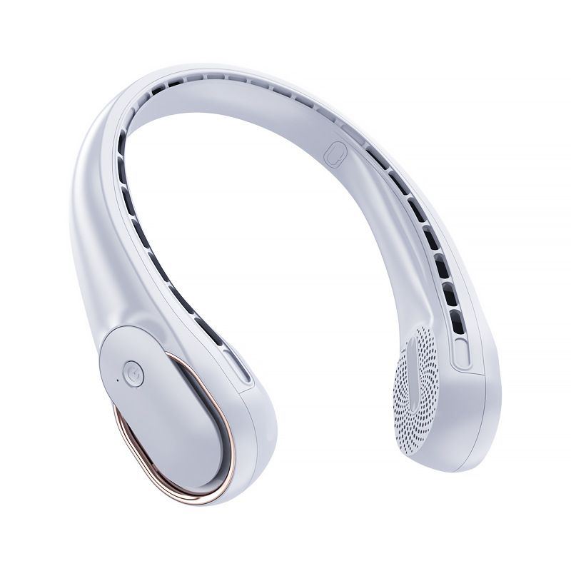 Portable Strong Wind, Adjustable, 360° Cooling, Super Quiet, No Blade Design, No Hair Twisting, Even Air Volume On Both Sides
