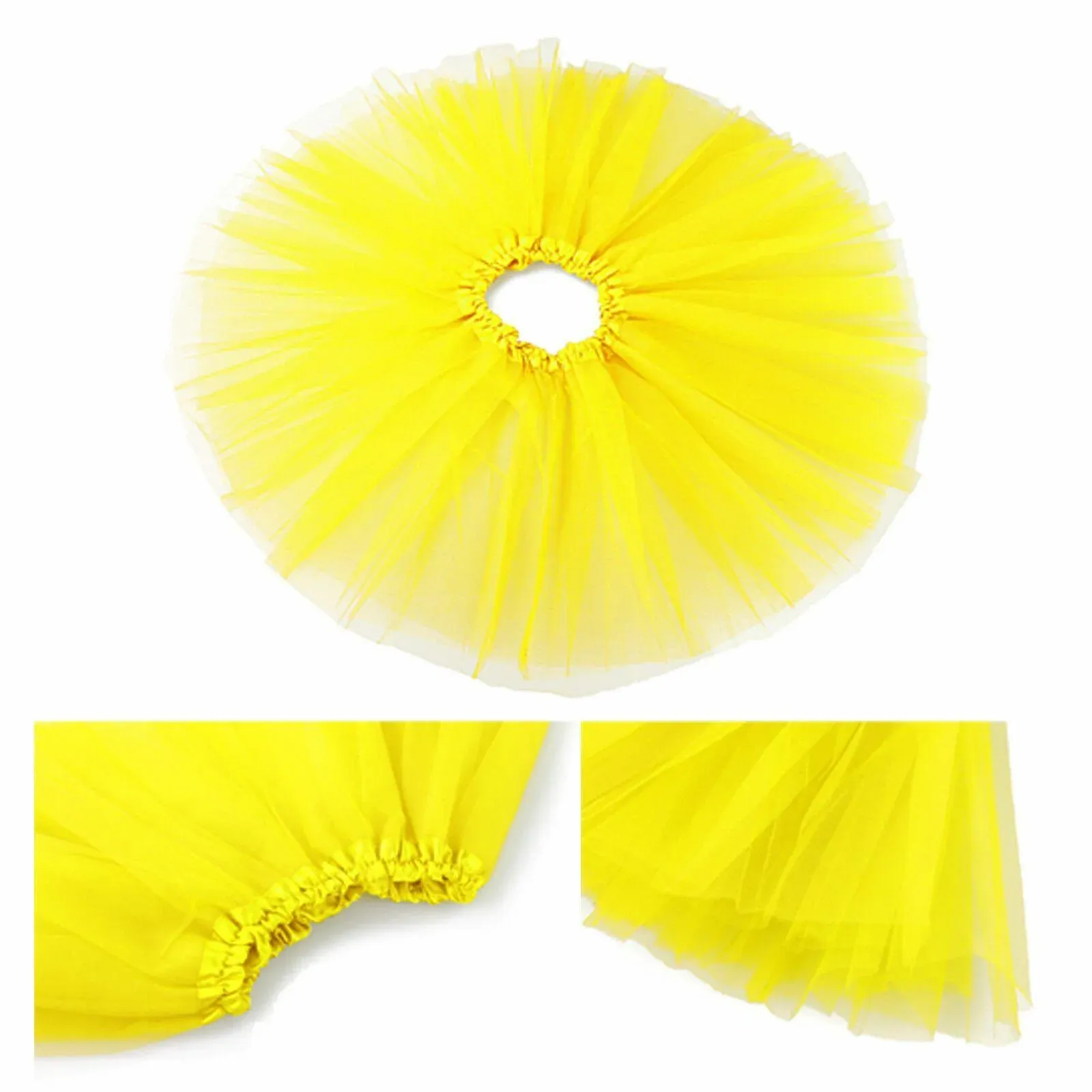 Girls Tutu Skirt Princess Dressup Party Costume Ballet Dancewear - White — image 4