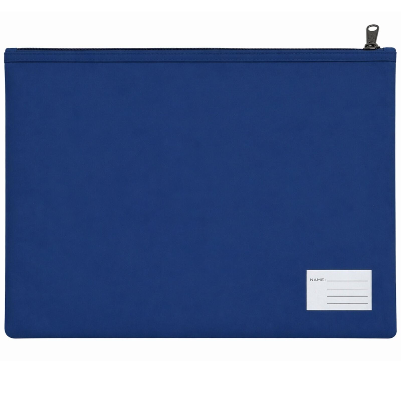 Leuts Jumbo Pencil Case Zip Large Capacity Pen Pouch Compartments - Royal Blue β image 2