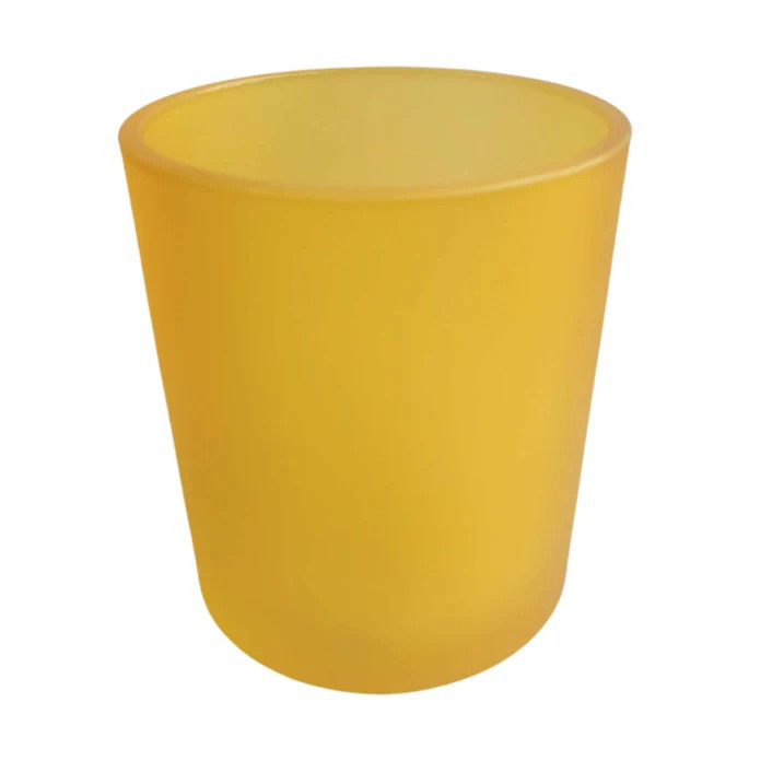 20 Pack Yellow Frosted Glass Votive Candle Holders Table Centreoieces Xmas Wedding Anniversary Event Recption Party Function or Home Decor โ image 2