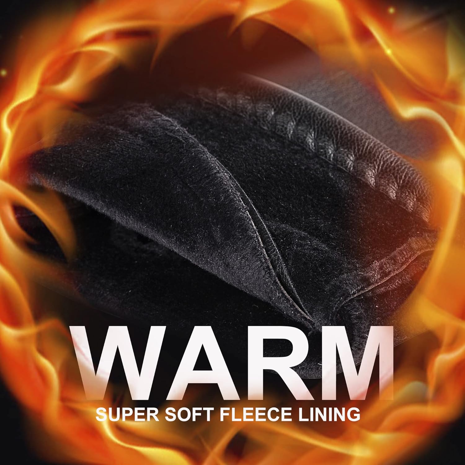 Womens Winter Leather Gloves Touch Screen Wool Lined Windproof Warm Suede Fashion Dress Gloves โ image 6